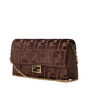 Fendi Women's Pouch Fabric Brown/Chocolate