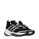 Roger Vivier Women's Sneakers Fabric Black/Lilac