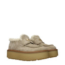 Prada Women's Suede Beige/Desert Loafers