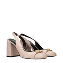 Versace Women's Sandals Pink Leather/Pink Sole