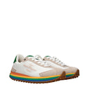 Salvatore Ferragamo Sneakers Iggy Men's Fabric White/Beige