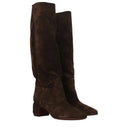 Casadei Women's Boots Suede Brown/Cocoa