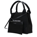 Balenciaga Women's Cabas Fabric Handbags Black