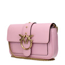 Pinko Amore Donna's Borse a tracolla in pelle rosa
