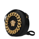 Versace Women's Crossbody Bag Black Leather