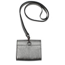 Pineider Gift Ideas Airpods Case Men Leather Silver/Asbestos