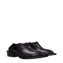 Moschino Women's Loafers Leather Black