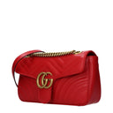 Gucci Marmont Women's Red Leather Crossbody Bags