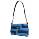Jimmy Choo Avenue Women's Blue/Sky Leather Shoulder Bags