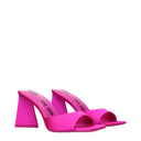 Sandali The Attico Mini Devon da donna in raso fucsia