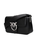 Pinko Crossbody Bags Love One Women Leather Black/Silver