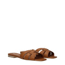 Saint Laurent Slip Ons And Clogs Women's Brown Leather