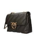 Pinko Love Women Shoulder Bags Leather Green/Mud