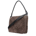 Bottega Veneta Men's Shoulder Bags Suede Brown/Dark Chocolate
