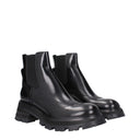Alexander Mc Queen Women's Boots Black Leather