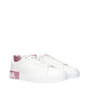 Dolce&Gabbana Sneakers Portofino Women's White/Pink Leather
