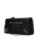 Balenciaga Pochette Women's Leather Black