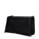Balenciaga Pochette Le City Women's Leather Black