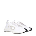 Gucci Hombres Zapatillas de tela blancas