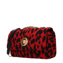 Versace Donnas Borse a spalla Lana Rosso/Nero