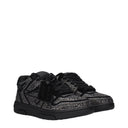 Off White Men's Sneakers Suede Black/Black