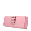 Jimmy Choo Pochette Cheri Women's Pink/Ice Satin