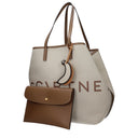 Stella Mc Cartney Women's Shoulder Bags Fabric Beige/Brown