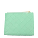 Bottega Veneta Women's Wallet Green Leather/Light Green