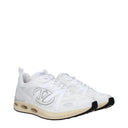 Valentino Garavani Men's White Fabric Sneakers