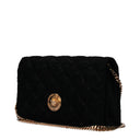 Czarna torebka damska Versace z tkaniny