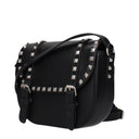 Valentino Garavani Women's Rockstud Leather Crossbody Bag Black