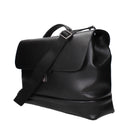 Pineider Men's Work Bags Black Leather