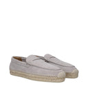 Louboutin Espadrilles Paque Puma Männer Wildleder Grau/Gans