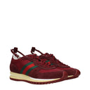 Gucci Women's Sneakers Red Fabric