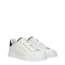 Dolce&Gabbana Sneakers Portofino Women's Leather White/Black