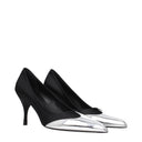 Prada Women's Satin Décolleté Black/Silver