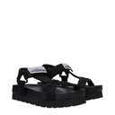 Bottega Veneta Women's Fabric Black Sandals