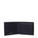 Pineider Men's Blue Leather Wallet