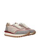 Eleventy Sneakers Men's Fabric Beige/Grey
