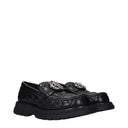 Christian Dior Buffalo Loafers Men's Leather Black