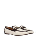 Tod's Women's Fabric Loafers Beige/Brown
