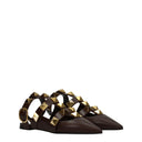 Valentino Garavani Women's Sandals Brown/Chocolate Leather
