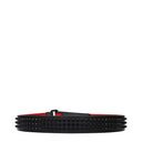 Louboutin Loubi Belt Men Black Leather