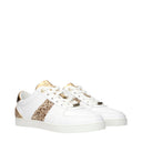 Jimmy Choo Sneakers Teri Women's White/Gold Leather