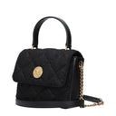 Versace Women's Handbags Fabric Black