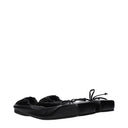 Jacquemus Women's Ballerina Shoes Black Leather