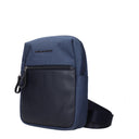 Piquadro Men's Blue Fabric Shoulder Bags