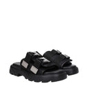 Bottega Veneta Men's Slippers And Clogs Black Fabric