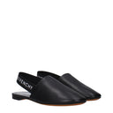 Givenchy Rivington Mujers Sandalias de Cuero Negras