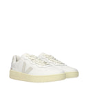 Veja Women's Sneakers White/Light Gray Leather